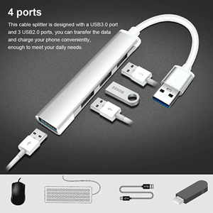 GABBLE GAB-TCUM30 TYPE-C HUB 4 PORT USB 3.0 4IN1 TYPE-C ÇOKLAYICI