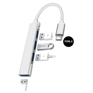 GABBLE GAB-TCUM30 TYPE-C HUB 4 PORT USB 3.0 4IN1 TYPE-C ÇOKLAYICI