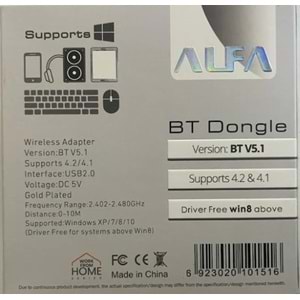 TRİO BT5.1 PC USB BLUETOOTH DONGLE B15