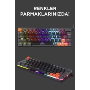 Torima TK-06 RGB Blue Switch Kablolu Mekanik Oyuncu Klavyesi