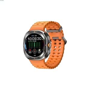 TELSAN S7 ULTRA Watch 1.52 Inç 47MM NFC Bluetooth Kablosuz Şarj Özellikli Akıllı Saat Çift Kordonlu