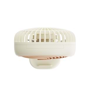Asonic AFN21 Krem 250mAh Elde Taşınabilir Masaüstü Usb Fan