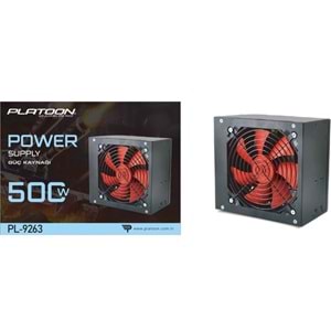 PLATOON PL-9261 POWER SUPPLY 500W 12CM FANLI KUTULU