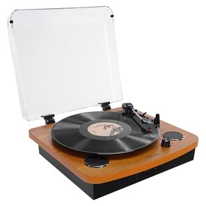 Mikado Nostalgia MN-P235 VOYAGER Pikap Ahşap USB-BT 3.5mm AUXIN&RCAO Destekli Plak Müzik Kutusu