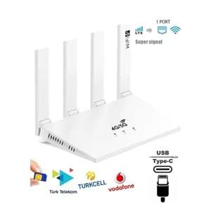 Apronx CP906 5G+4G Mobile 4 Antenli WiFi Router Wifi 6 + 300Mbps 4G LTE Taşınabilir Modem CPF906