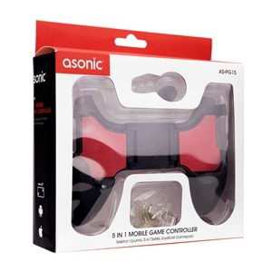 Asonic AS-PG51 Telefon Uyumlu Tetikli 5 in 1 Joystickli Gamepad