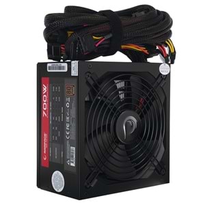 Rampage RMP-700-80P 700W 80Plus Bronze 12cm Fan Aktif PFC Power Supply