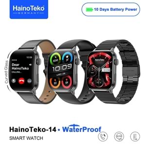 TELSAN HAİNO TEKO-14 PREMİUM AKILLI SAAT SU GEÇİRMEZ 3 KORDON