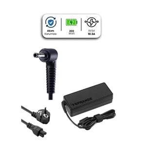 SPRANGE SR-L44 19.5V 10.3A 5.5*2.5mm 200W HP İçin Laptop Adaptör