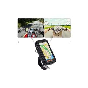 Telsan TLS-48 Su Geçirmez Bisiklet Motorsiklet Atv Motosiklet Telefon Tutucu Tutacağı
