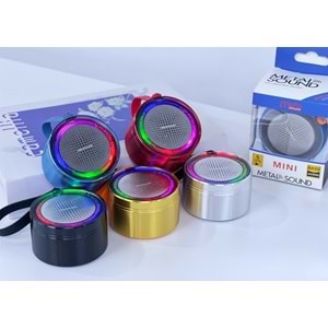 PLATOON PL-4337 BLUETOOTH BAĞLANTILI RGB IŞIKLI HOPÖRLÖR MİKROFONLU MİNİ SPEAKER