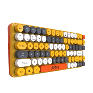 Jedel WS682B Colorful Wireless Kablosuz + Blueooth Klavye Mouse Set