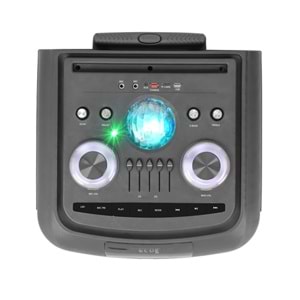 TELSAN DM-T1505 SD/USB/FM DOUBLE 15inc BLUETOOTH KARAOKE MİKROFONLU KABLOSUZ KUMANDALI RGB MÜZİK KUTUSU
