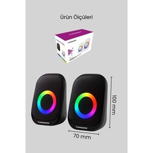 Sprange SR-PN786 2.0 3W*2 USB + 3.5mm 5V Hoparlör