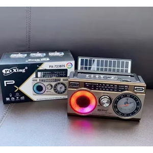 TELSAN PX-723BTS GÜNEŞ PANELLİ BLUETOOTH+SD TF KART+ USB+ FM RADYO+FENER ÖZELLİKLİ ŞARJLI HOPARLÖR PL-4705