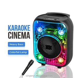 Platoon PL-4679 BT/SD/USB/AUX 6.5İNÇ Işıklı Bluetooth Speaker (AO-628)