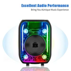 Platoon PL-4679 BT/SD/USB/AUX 6.5İNÇ Işıklı Bluetooth Speaker (AO-628)