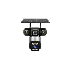 TRİO TR-SGX349 3 Kameralı 3x3MP 4G Solar PTZ Güvenlik Kamerası Sim Kartlı
