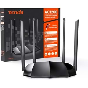 TENDA AC8 AC1200 Gigabit Dual Band Wi-Fi Router / Repeater / Access Point 4 Gigabit Port 2.4GHz & 5GHz Dual Bant Router