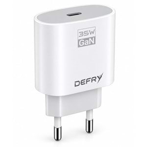 DEFRY DF-35TT TYPE-C TO TYPE-C HIZLI ŞARJ GAN FAST 35W PD 3.0 FAST ŞARJ ALETİ TAKIM