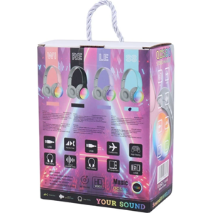 QC580 RGB IŞIKLI WİRELESS BLUETOOTH KULAKLIK PL-2655