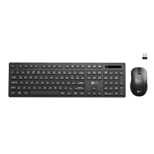 Lecoo KW201 Kablosuz Türkçe Q Klavye & Mouse Set Siyah