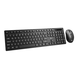 Lecoo KW201 Kablosuz Türkçe Q Klavye & Mouse Set Siyah