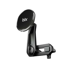 BIX BXCH6 360° Ayarlanabilir Manyetik Araç içi Telefon Tutucu Siyah