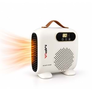 MPIA SS-10 THERMOHEAT 2000W Kumandalı Dijital Göstergeli Portatif Elektrikli Fanlı Isıtıcı