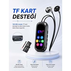 SPRANGE SR-T13 Bluetooth 5.4 / TF Kart Destekli Dijital Ekranlı Kulaklık