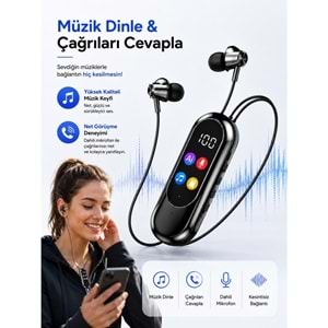 SPRANGE SR-T14 Bluetooth 5.4 / TF Kart Destekli Dijital Ekranlı Kulaklık