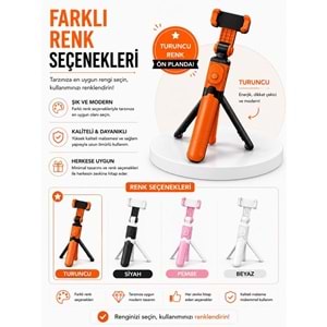 TELSAN XT-09 Bluetooth Kumandalı Selfie Çubuğu ve Tripod