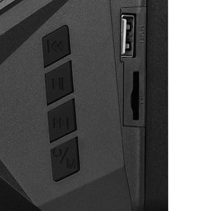 Rampage RMS-175BT 2+1 5W*2 Bluetooth+USB-TF-FM Rainbow Aydınlatmalı Gaming Speaker Hoparlör