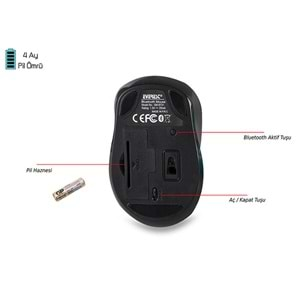 Everest SM-BT31 PC/Telefon Uyumlu Bluetooth Mouse