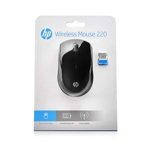 HP 220 KABLOSUZ WİRELESS MOUSE 15METRE MESAFE 3FV66AA