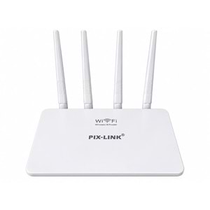 PİX-LİNK LV-WR21Q Acces Point 4 Port 300Mbps Wifi-N Repeater Pro Wifi Router Sinyal Güçlendirici
