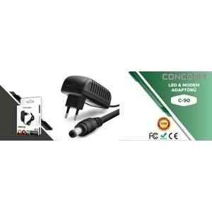 CONCORD C-90 LED MODEM ADAPTÖRÜ 12V2A 5.5x2.5