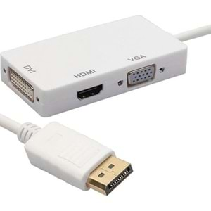 Concord DPH Displayport Hdmi Vga Dvi Çevirici Dönüştürücü Adaptör Thunderbolt Display Port Kablosu