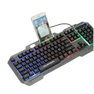 Platoon PL-478 Usb Kablolu Led Işıklı Metal Kasa Mekanik Hisli Gaming Klavye