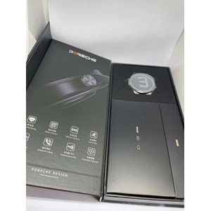 GT3 Max Porsche Design Metal/Deri Kordon NFC/Siri/Takip Özellikli Premium Akıllı Saat