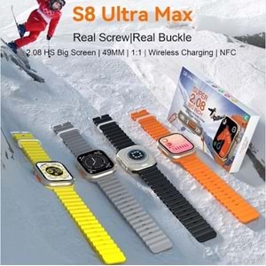 TELSAN S8 Ultra Max Watch 2023 49mm Akıllı Saat 2.08 Nfc Bluetooth Akıllı Saat