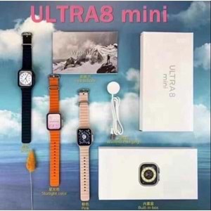 Ultra8 Mini Akıllı Saat Kadınlar İçin Özel Üretim 41mm 1.7 inç Spor Smartwatch Ultra serisi 8 Mini