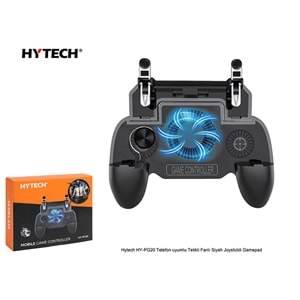 Hytech HY-PG20 Telefon uyumlu Tetikli Fanlı Siyah Joystickli Gamepad