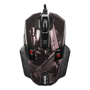 Rampage GX-Core8 Işıklı 16.8 M 4000Dpi RGB Usb Guns Oyuncu Mouse