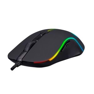 Everest RAGE-X3 Usb Siyah 7 Tuşlu Ledli 6400 dpi Gaming Oyuncu Mouse