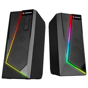 Rampage RMS-X8 MAJESTY Bluetooth/FM'Li RGB Işıklı Multimedia Gaming Oyuncu 2.0 Speaker