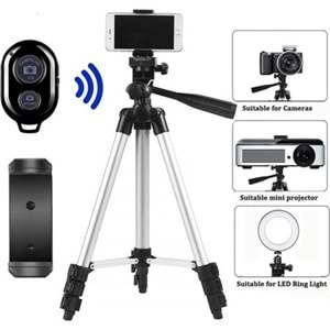 Telsan DK 3888 102 cm Bluetooth Kumandalı Cep Telefonu Tripod Tutucu