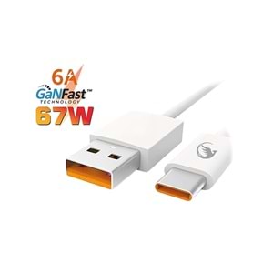 SPRANGE PT-X67 GANFAST QC 4.0 SALİSE SAYAR 67W 6A QUİCK FAST CHARGE QUALCOMM 4.0 USB TO TYPE-C ŞARJ ALETİ TAKIM