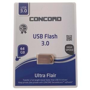 CONCORD C-3U64 64GB USB 3.0 METAL MİNİ FLASH BELLEK