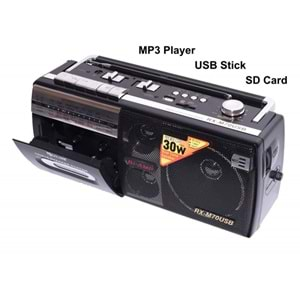 TELSAN RX-M71 USB/TF/FM/AUX/BLUETOOTH KASET ÇALAR TEYP